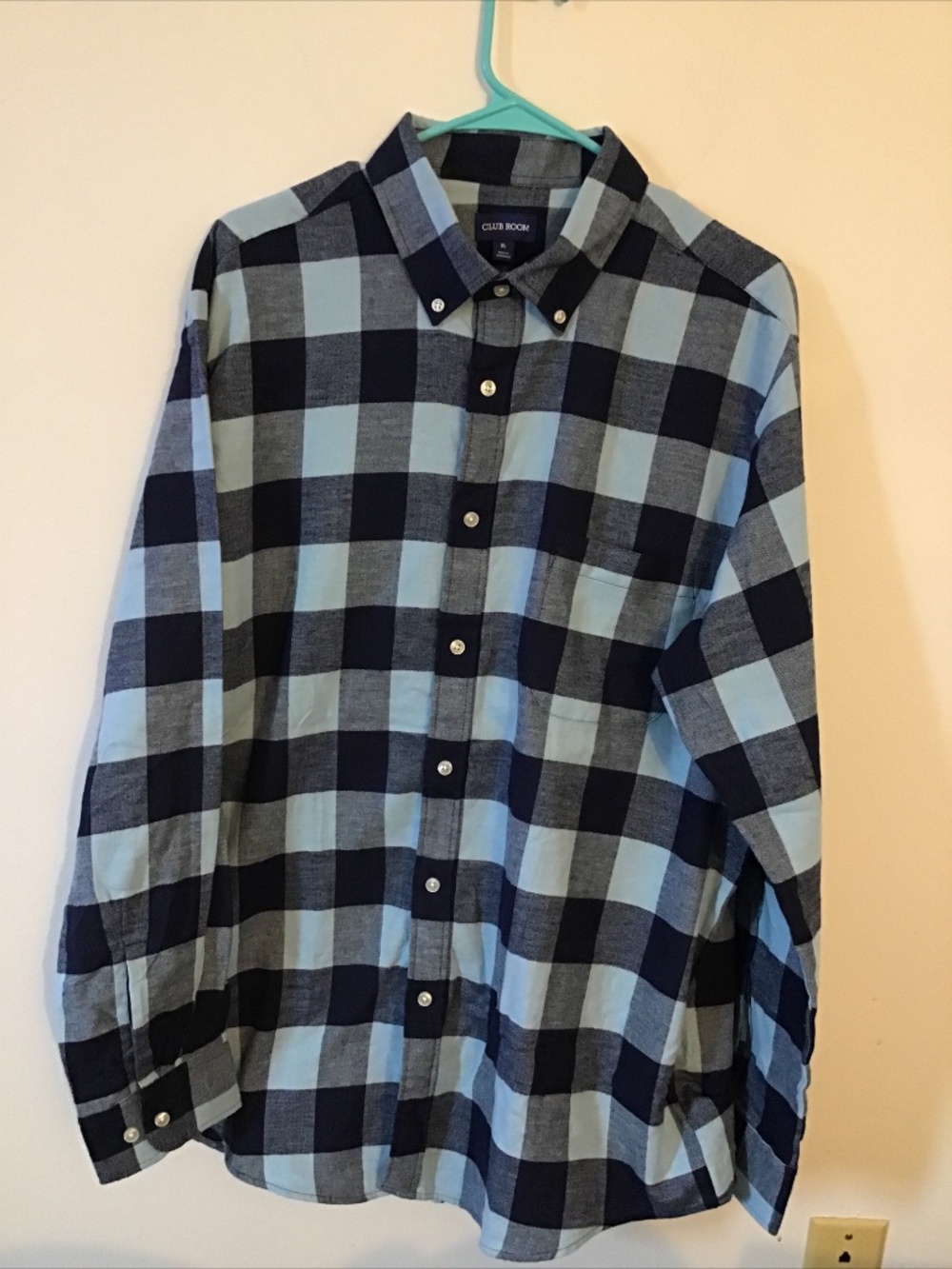 Men’s Club Room Flannel Button Down Shirt